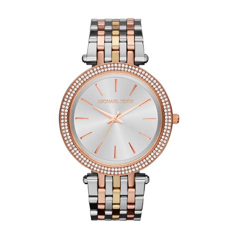 michael kors silver rose gold.